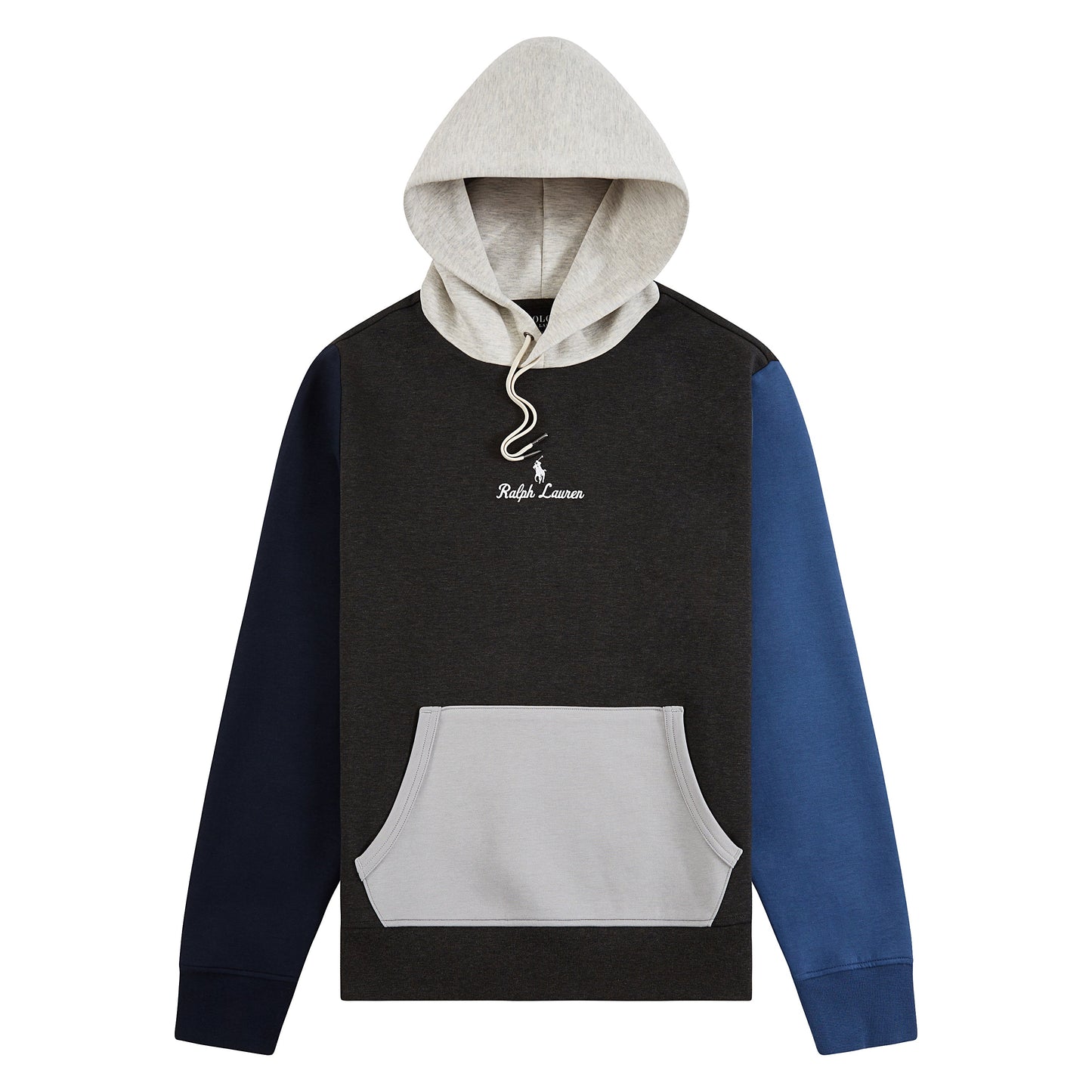 Color Block Hoodie | Dark Charcoal/Heather/Multi