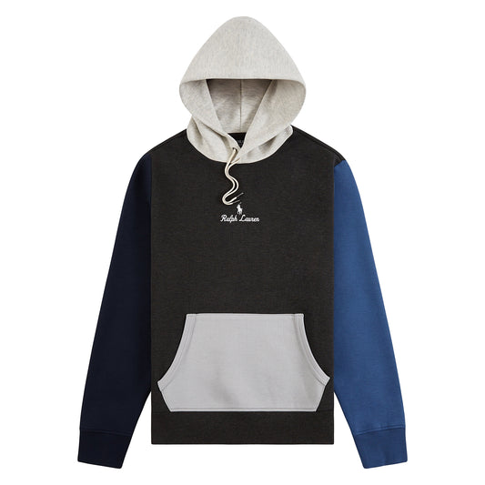 Color Block Hoodie | Dark Charcoal/Heather/Multi