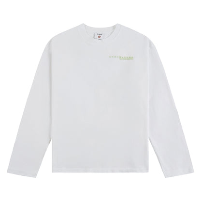 Glitch Orchid L/S Tee | White