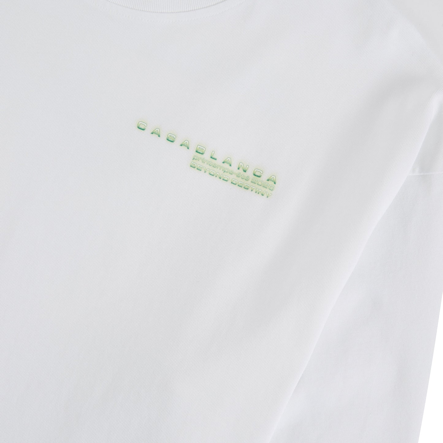 Glitch Orchid L/S Tee | White