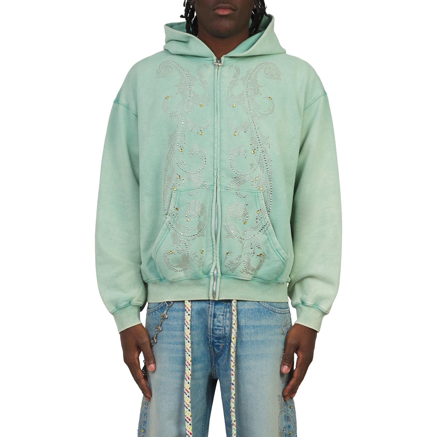 Crystal Hoodie | Teal