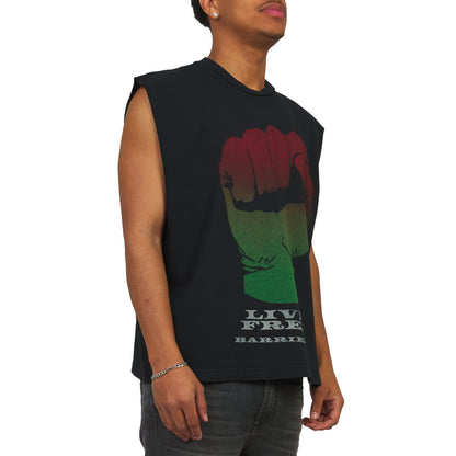 Fist Sleeveless Tee | Black
