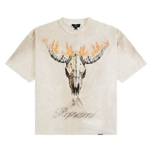 British Cowboys Tee | Washed Ecru