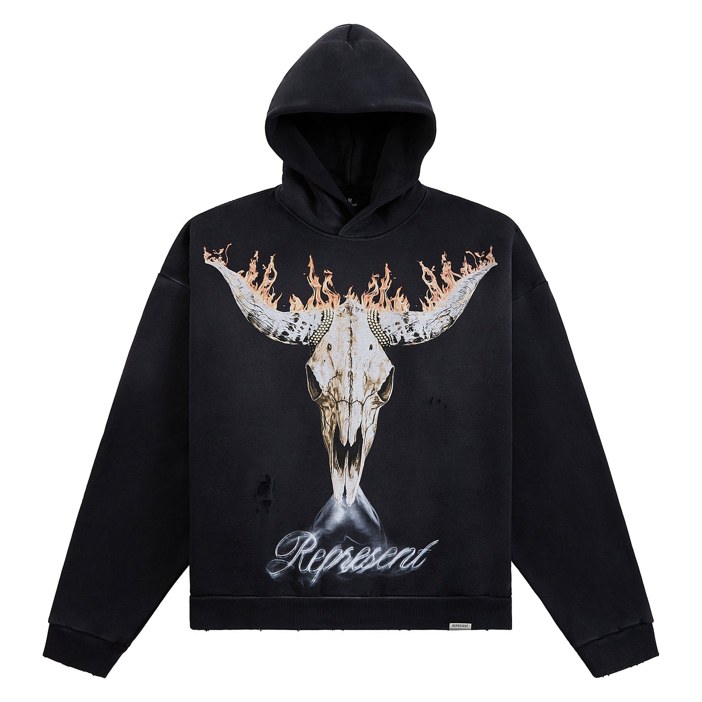British Cowboys Hoodie | Stained Black