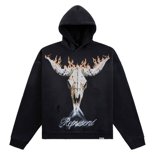 British Cowboys Hoodie | Stained Black