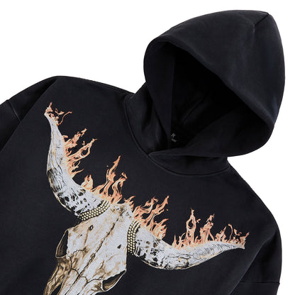 British Cowboys Hoodie | Stained Black
