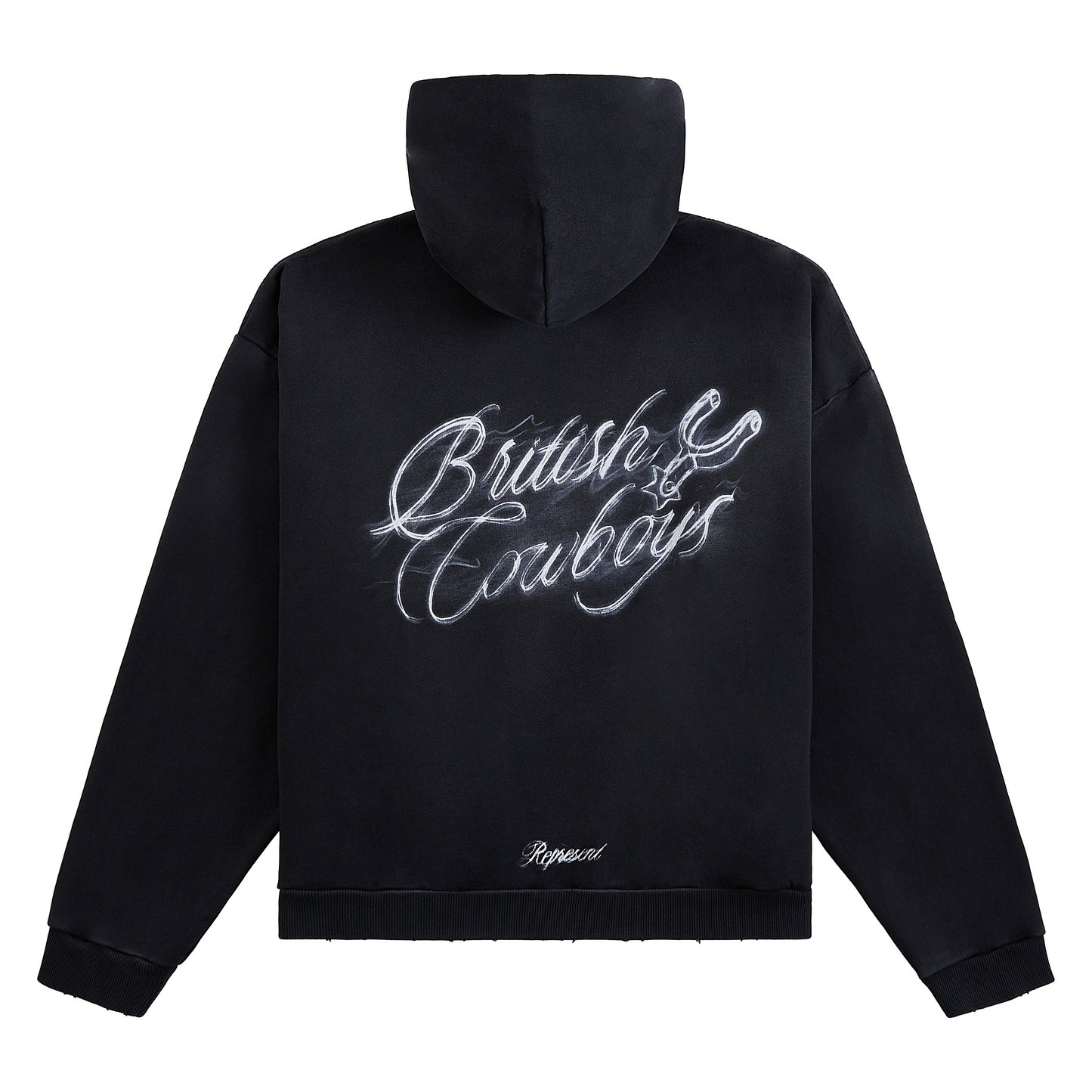 British Cowboys Hoodie | Stained Black