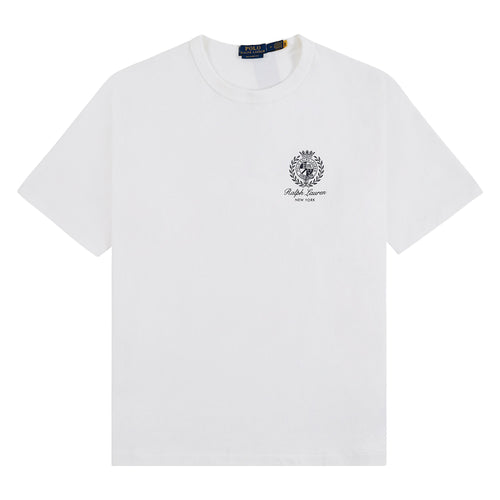 RL Crest Tee | White