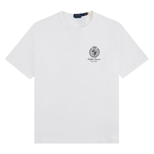 RL Crest Tee | White