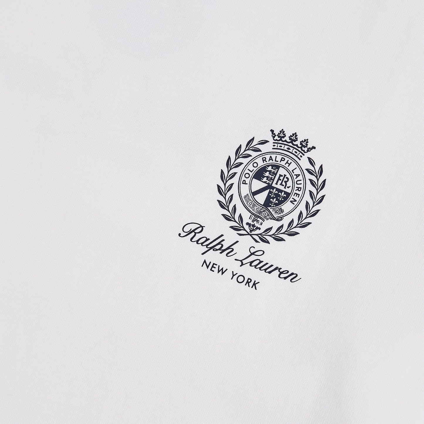 RL Crest Tee | White