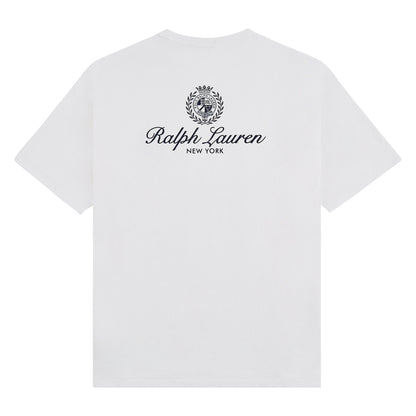 RL Crest Tee | White