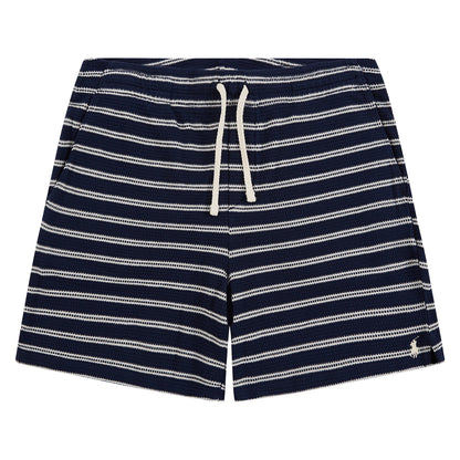 Pointelle Ribbed Short | Newport Navy/Pale Cream