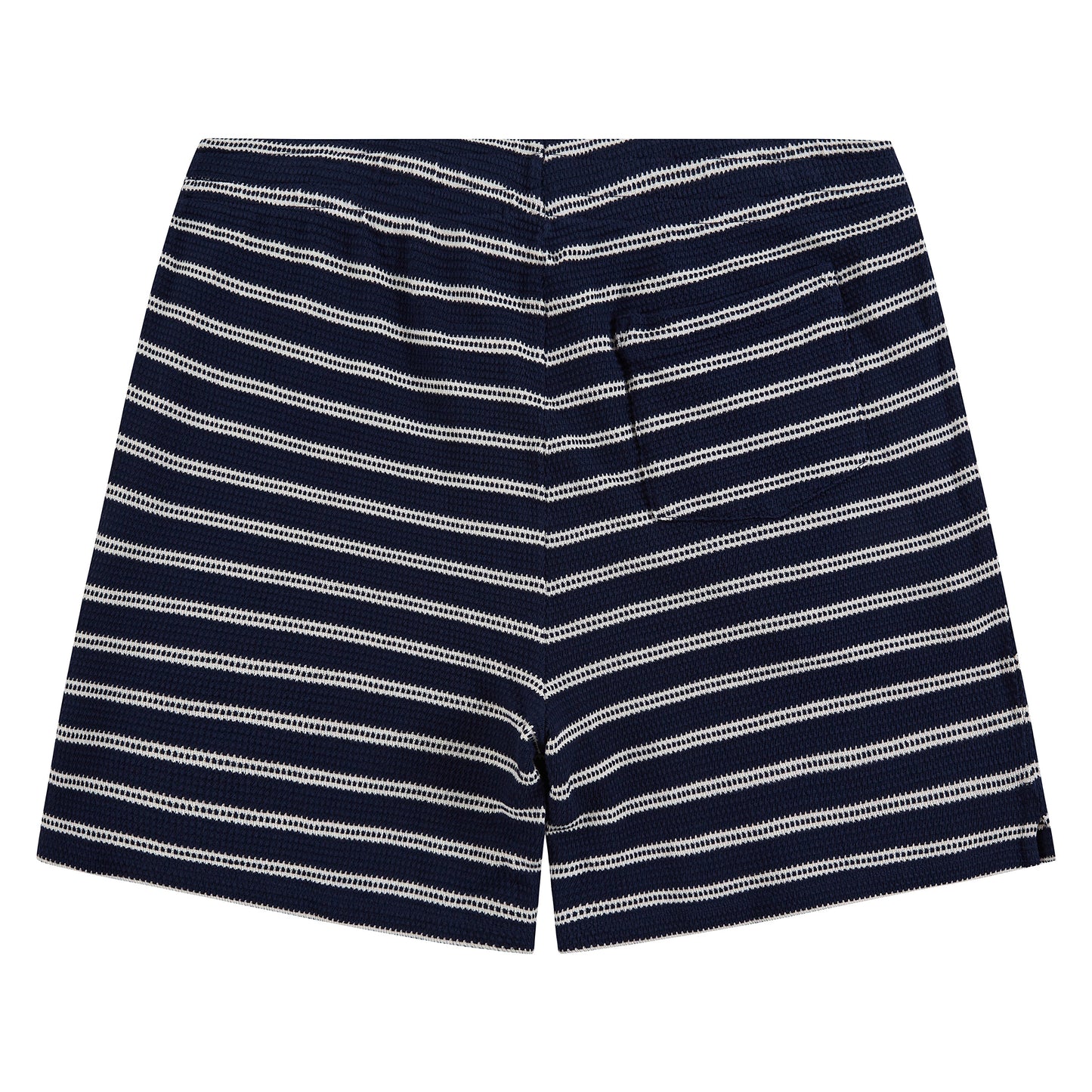 Pointelle Ribbed Short | Newport Navy/Pale Cream