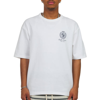 RL Crest Tee | White