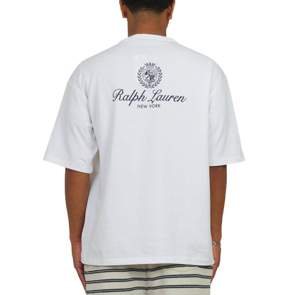 RL Crest Tee | White