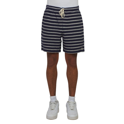 Pointelle Ribbed Short | Newport Navy/Pale Cream