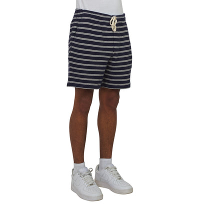 Pointelle Ribbed Short | Newport Navy/Pale Cream