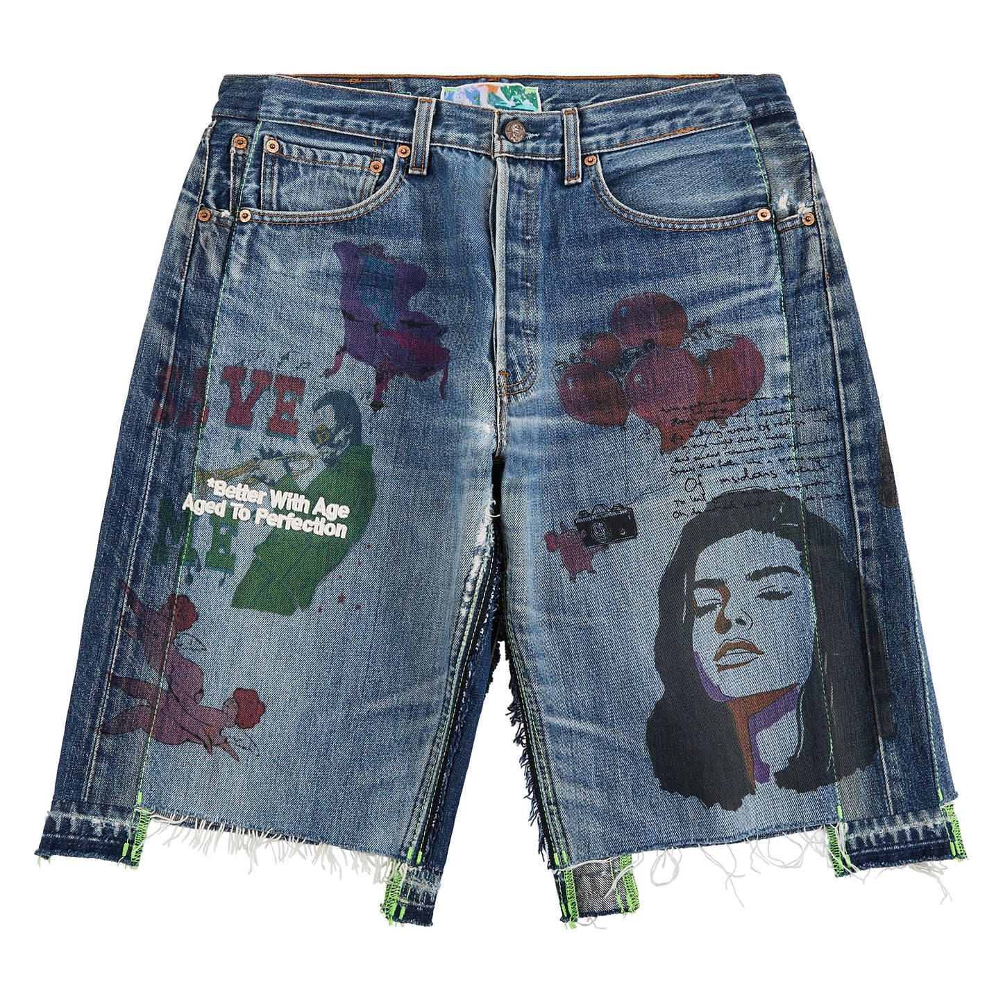 Harrison Triple-Wide Denim Short | Medium Wash