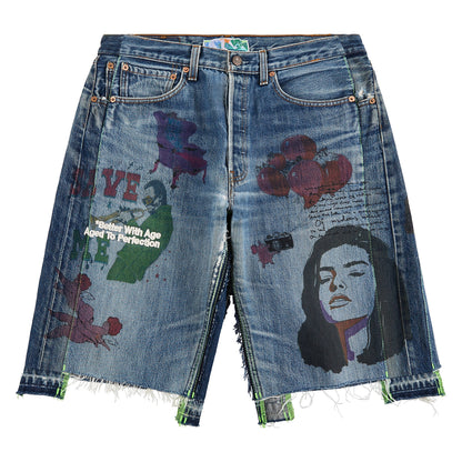 Harrison Triple-Wide Denim Short | Medium Wash