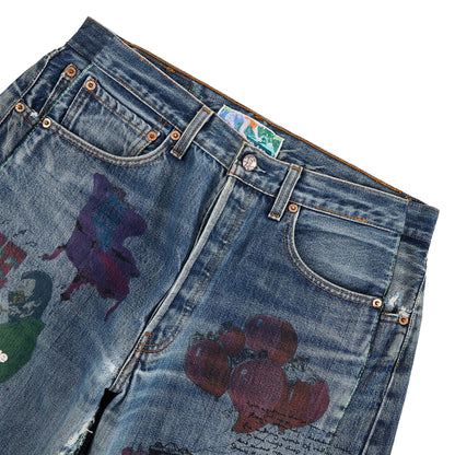Harrison Triple-Wide Denim Short | Medium Wash