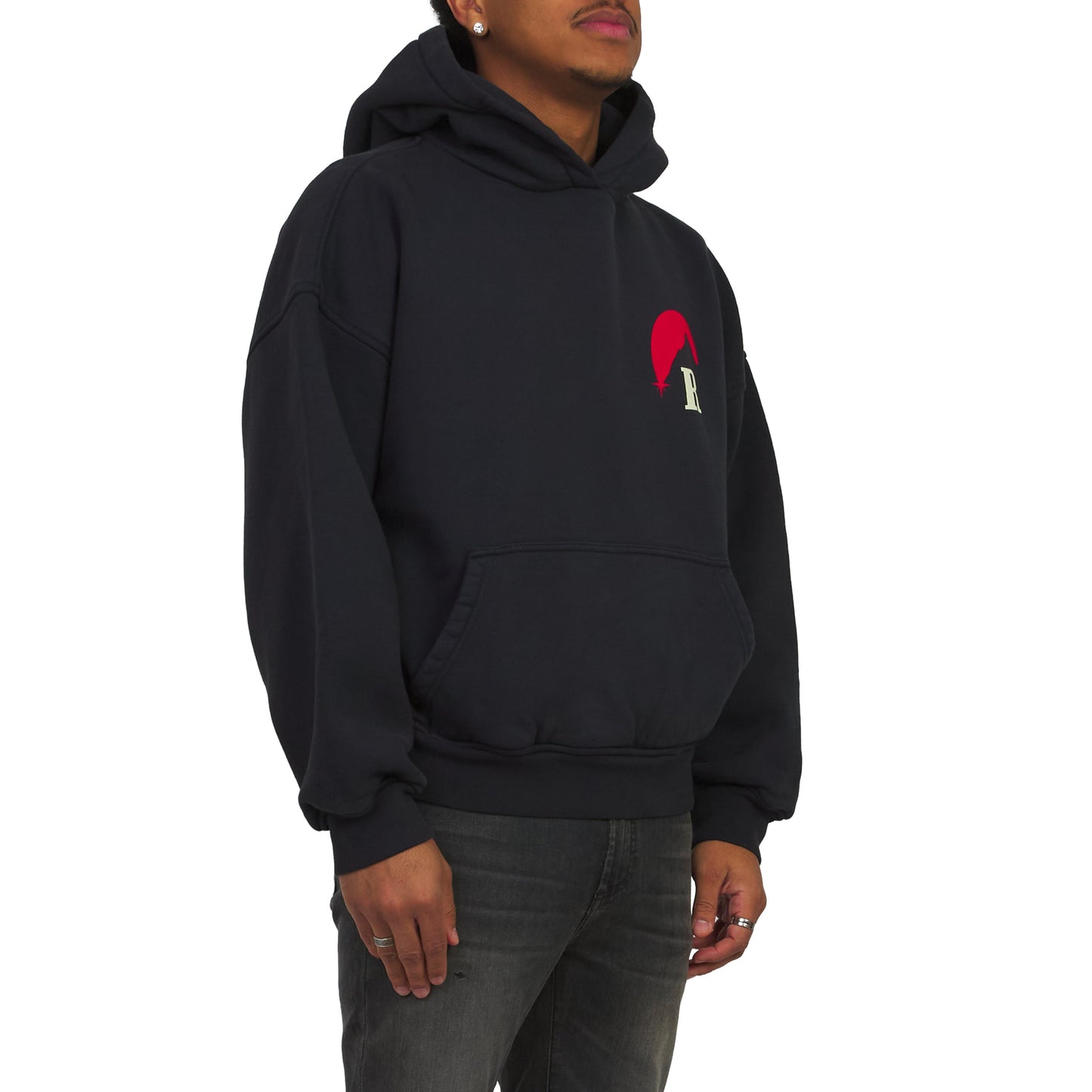 Moonlight Regatta Hoodie | Vintage Black/Red/Blue