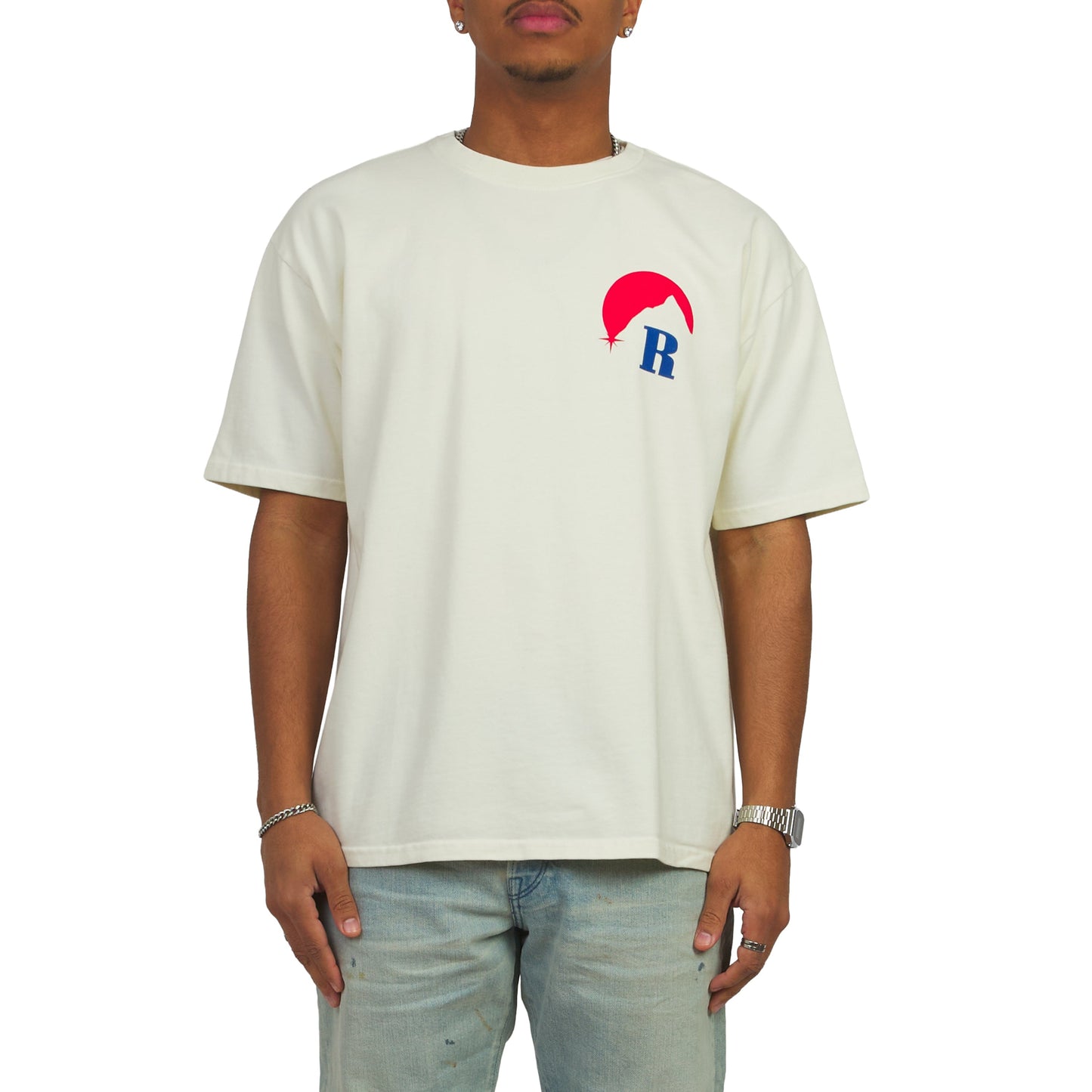 Moonlight Regatta Tee | White/Red/Blue