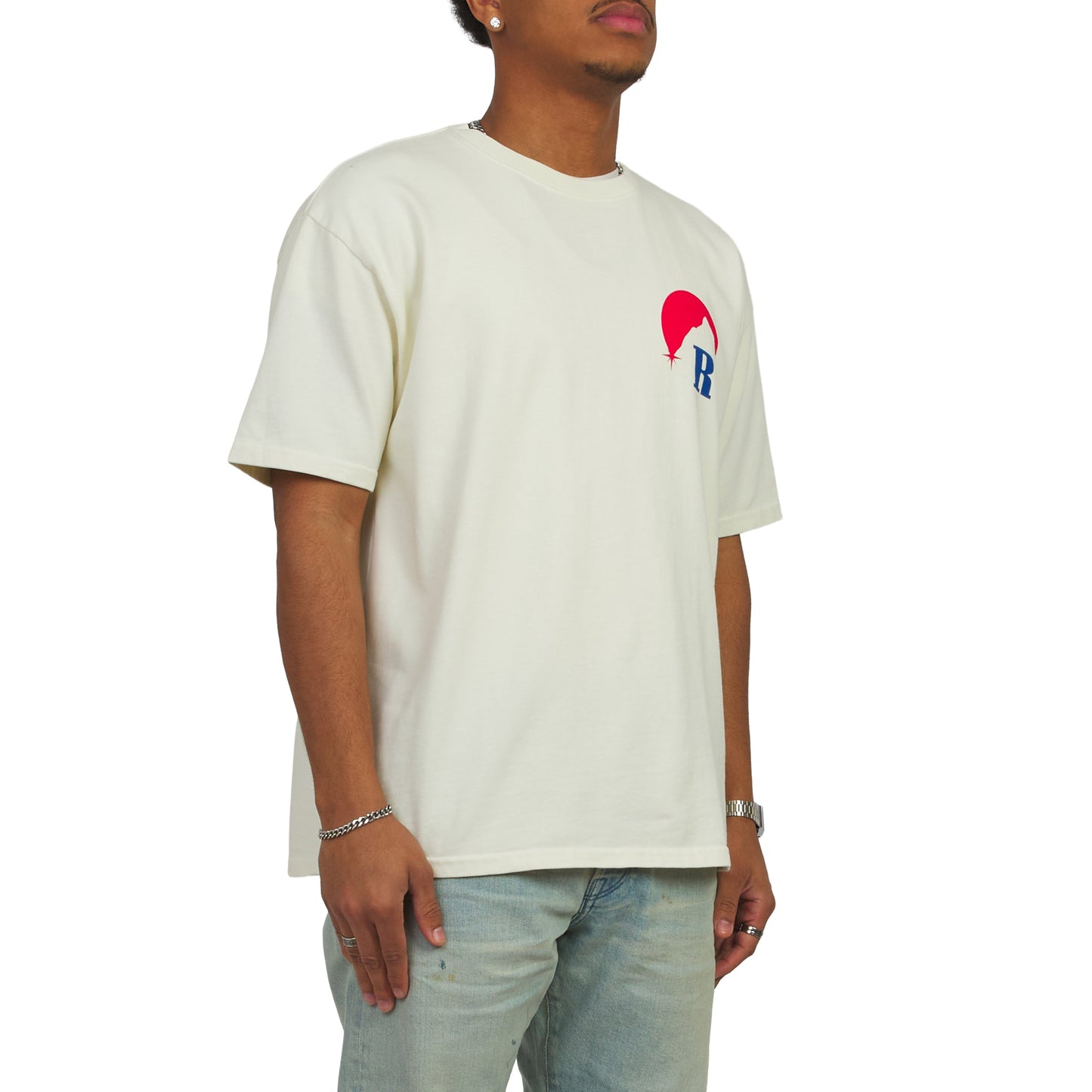 Moonlight Regatta Tee | White/Red/Blue