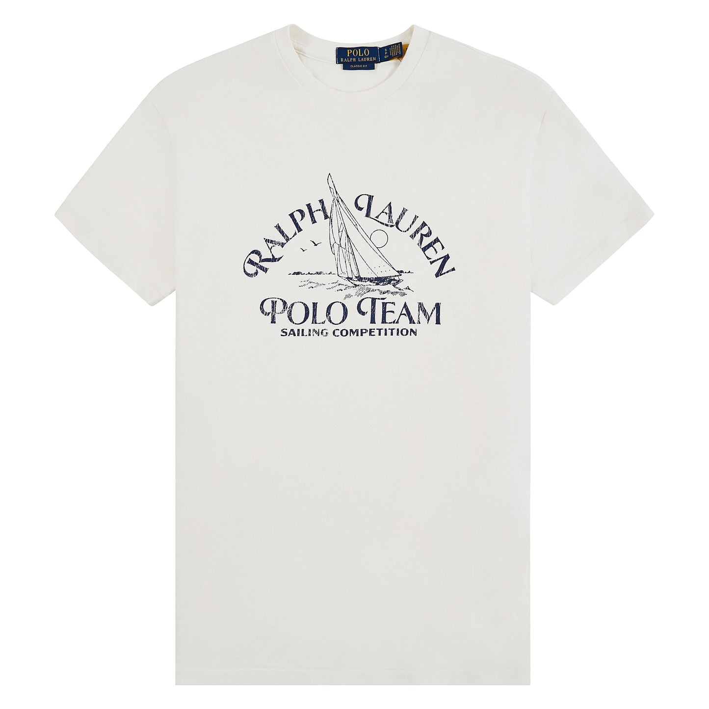 Sailing Tee | Deckwash White