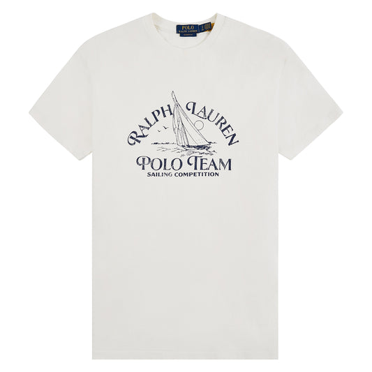 Sailing Tee | Deckwash White
