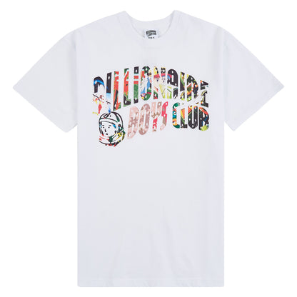Curve Collage Tee | White