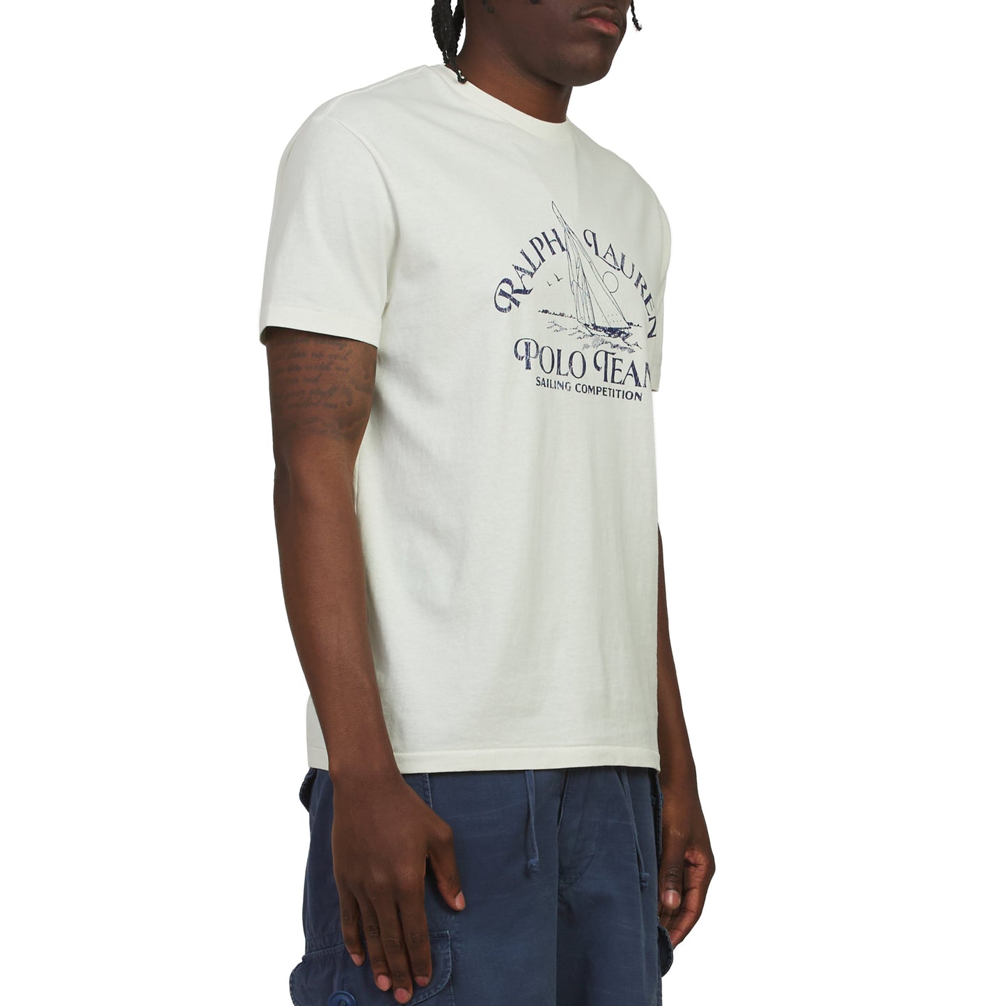 Sailing Tee | Deckwash White