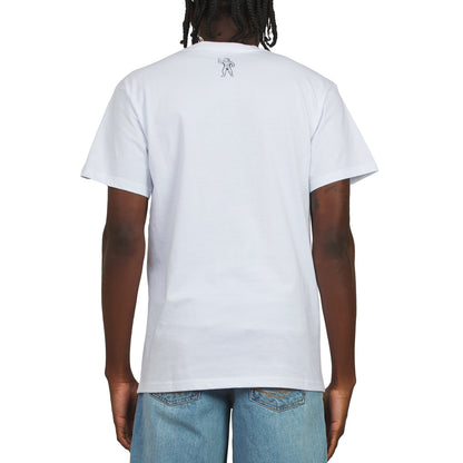 Curve Collage Tee | White