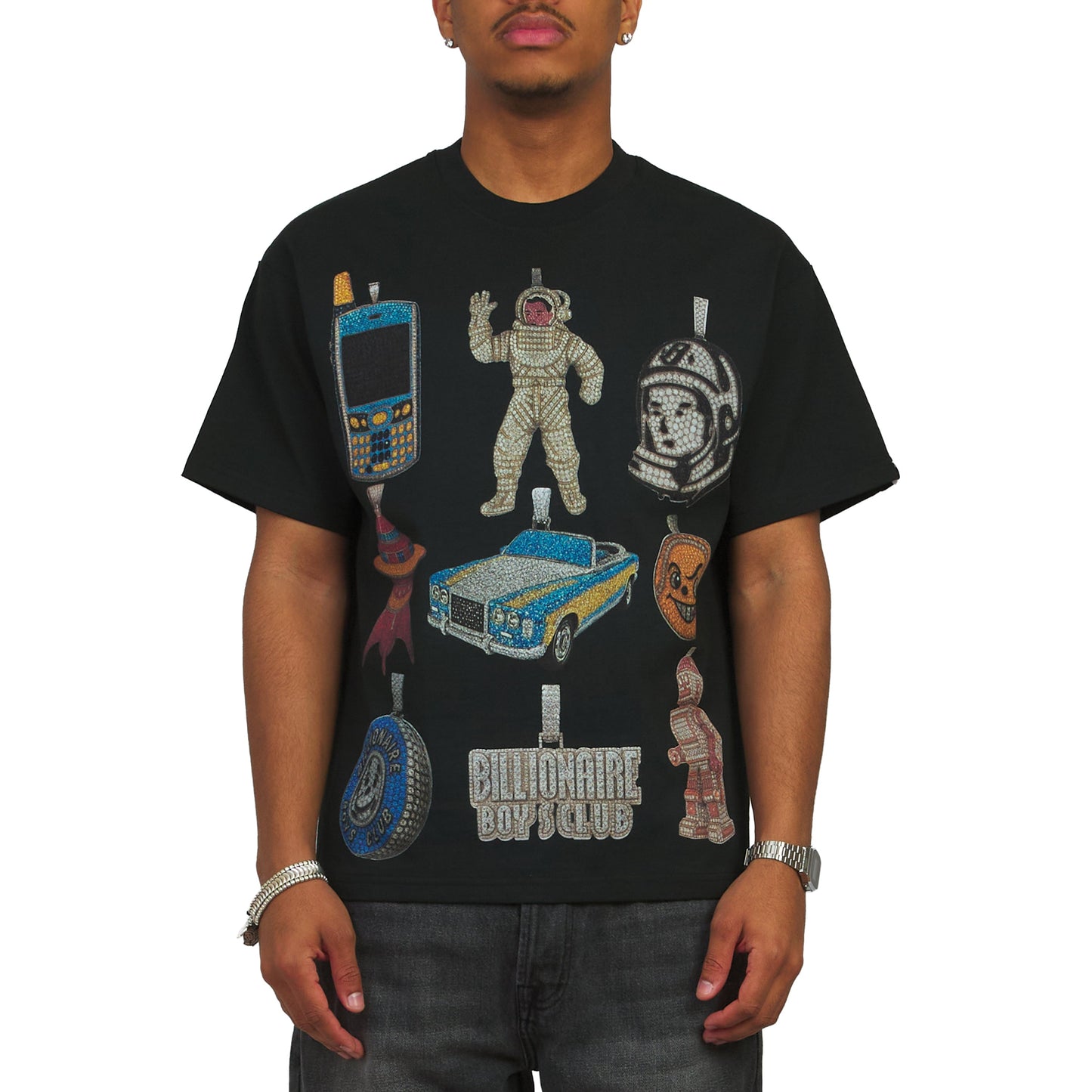 Icy Graphic Tee | Black