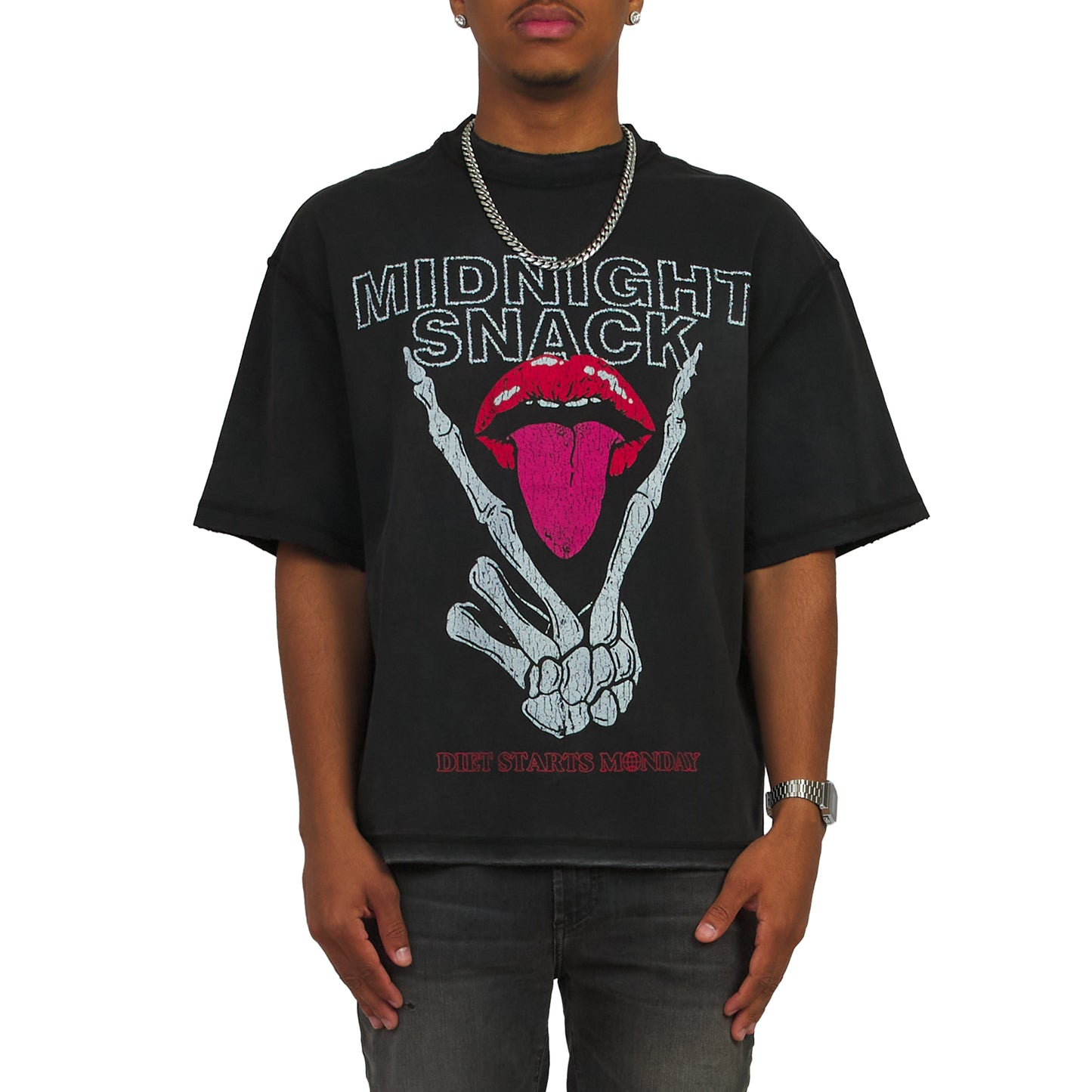 Midnight Snack Tee | Vintage Black