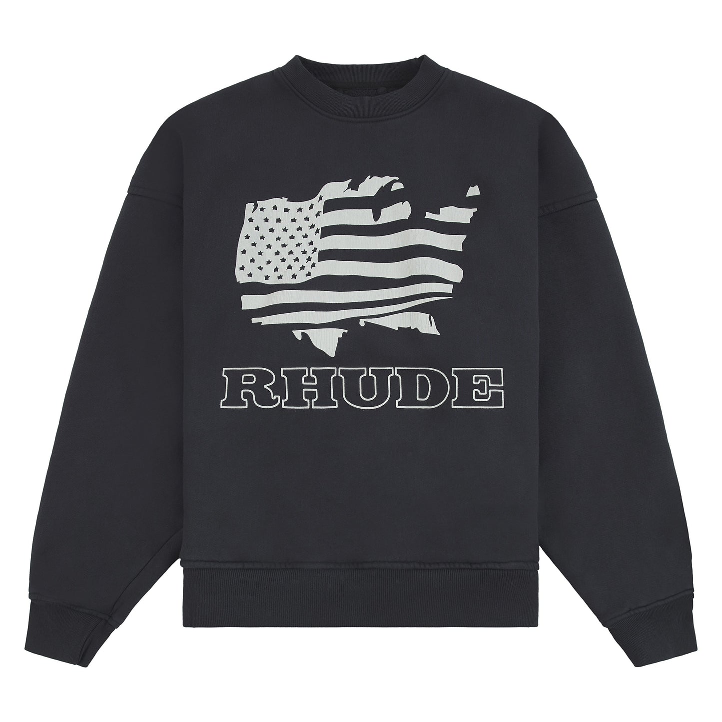 Banner Sweatshirt | Vintage Black/White