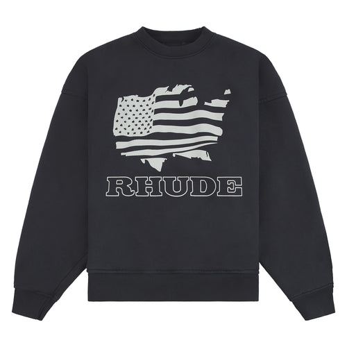Banner Sweatshirt | Vintage Black/White