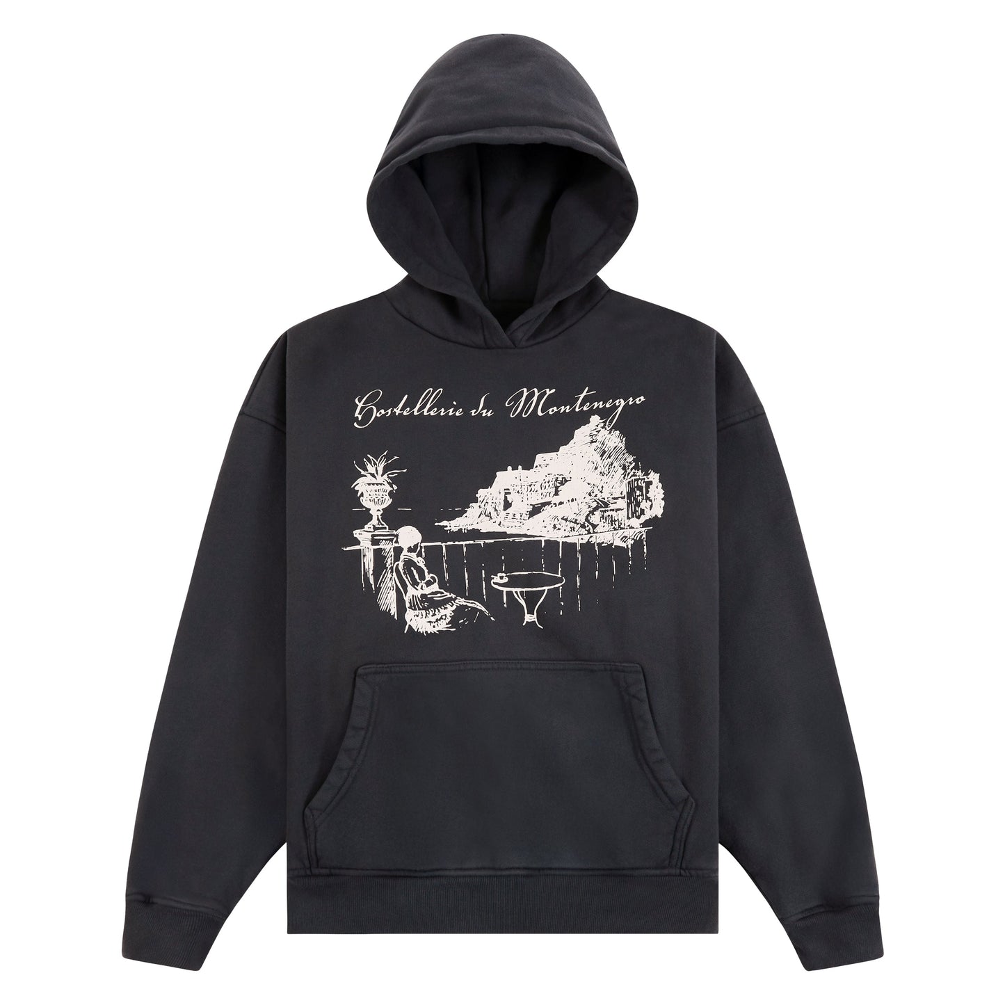 Montenegro Morada Hoodie | Vintage Black/White