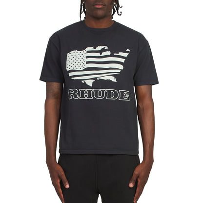 Banner Tee | Vintage Black/White