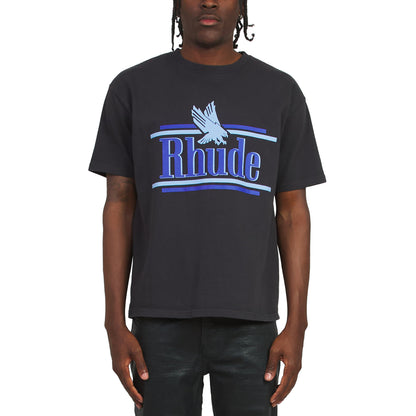 Rossa Tee | Vintage Black/Blue