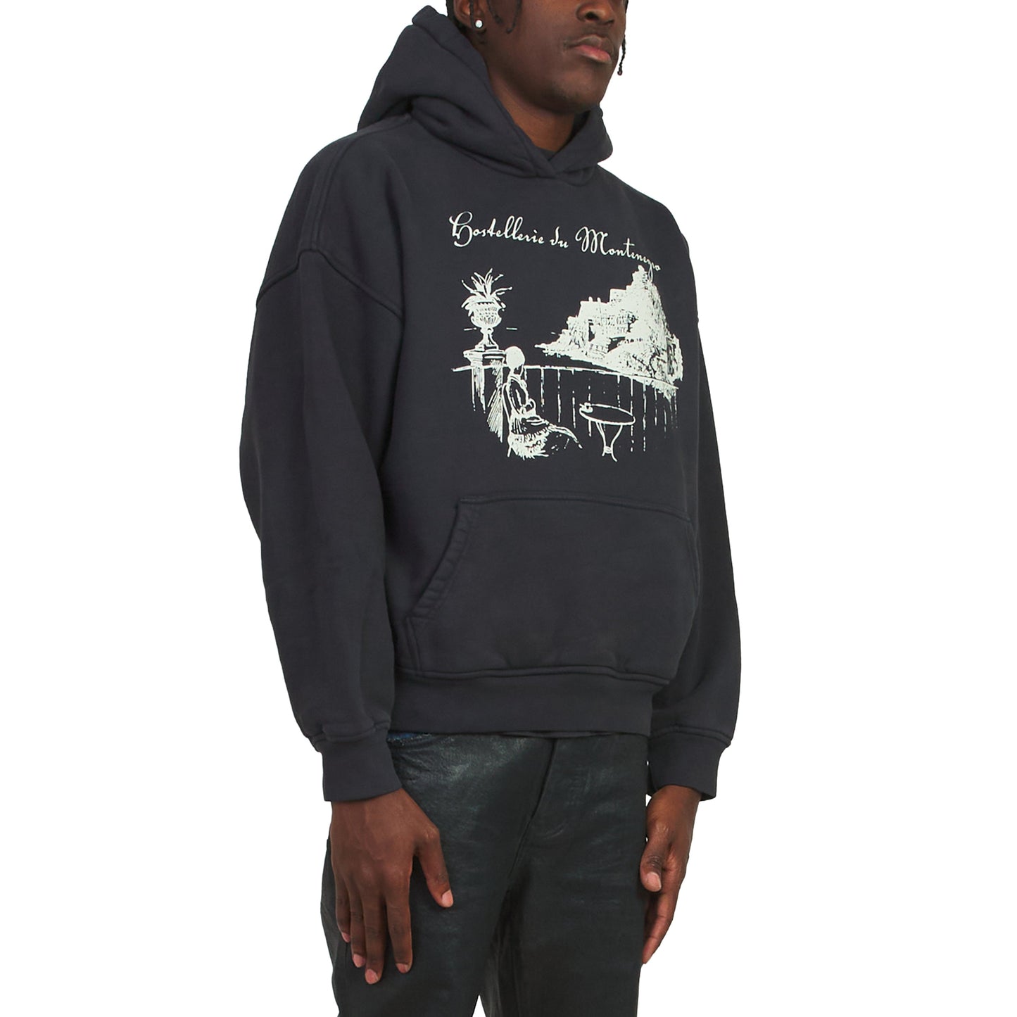 Montenegro Morada Hoodie | Vintage Black/White