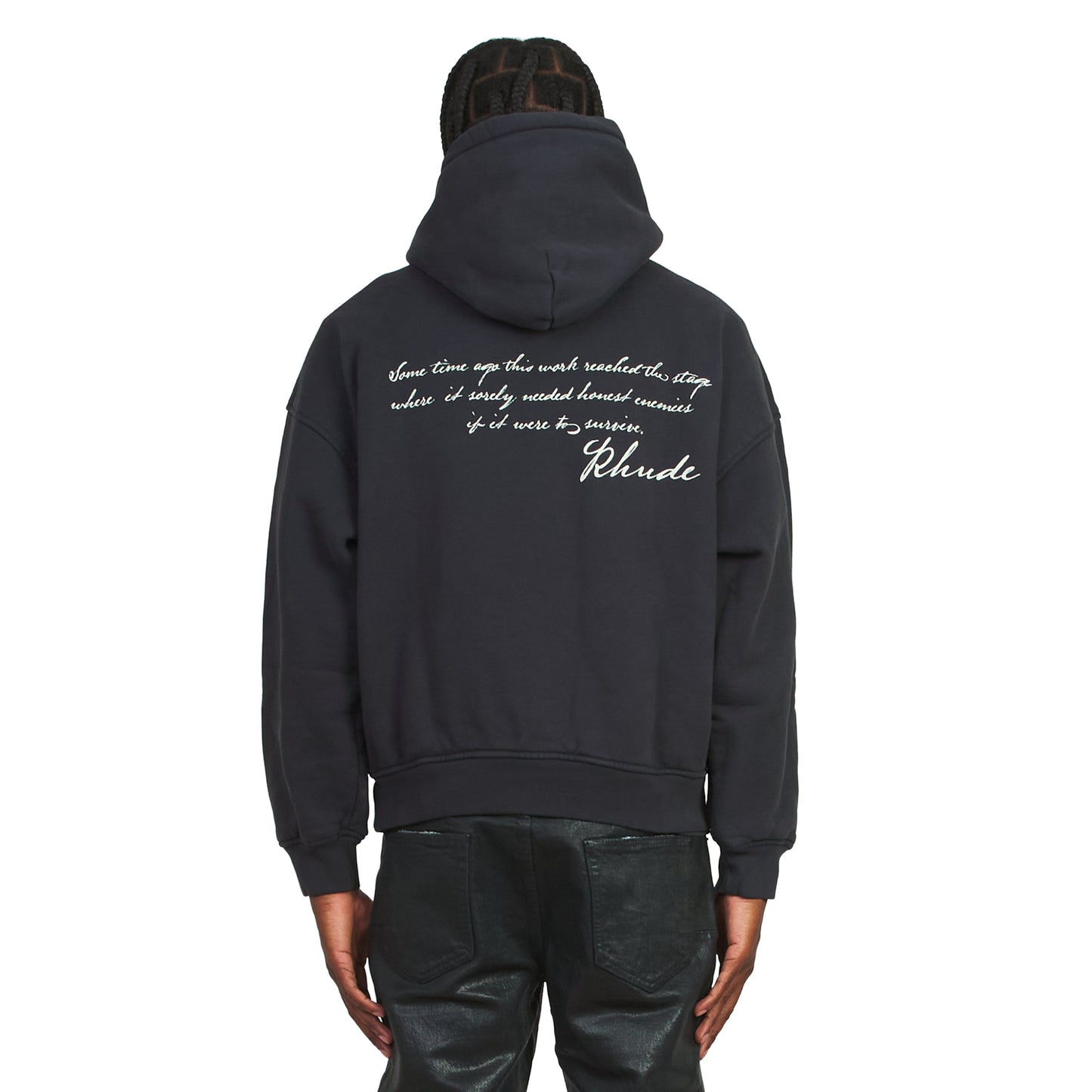 Montenegro Morada Hoodie | Vintage Black/White