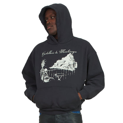 Montenegro Morada Hoodie | Vintage Black/White