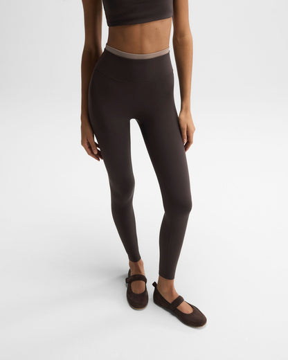 Ultimate Double Layer Leggings - Coffee Bean/Dusty Brown