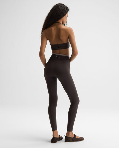 Ultimate Double Layer Leggings - Coffee Bean/Dusty Brown