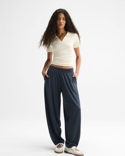 Balloon Yoga Pants - Midnight Blue