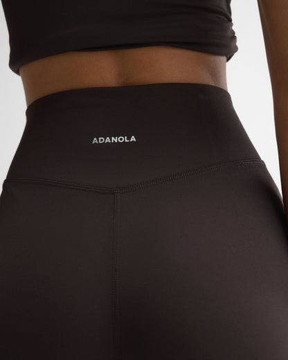 Straight Leg Yoga Pants - Coffee Bean