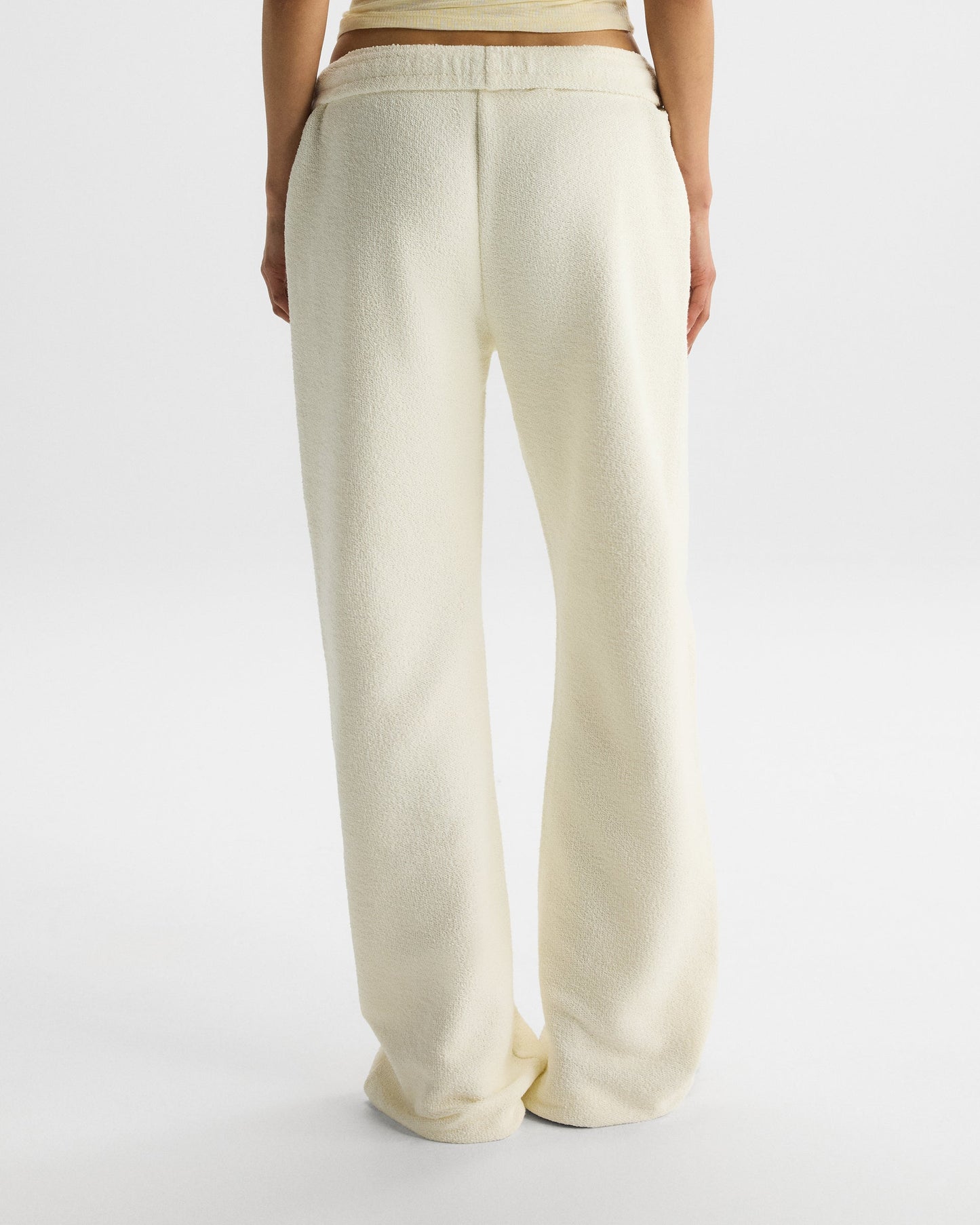 AS Reverse Loopback Straight Leg Sweatpants - Marshmallow White