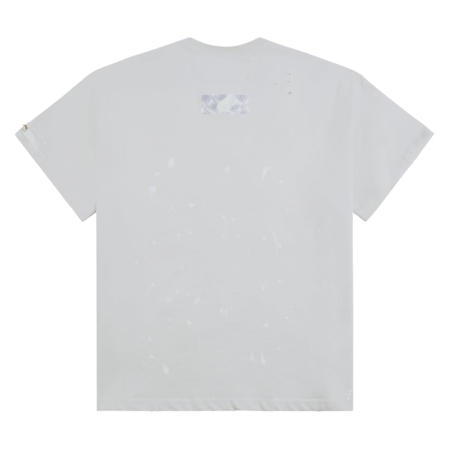 Paint Thrashed Tee | White