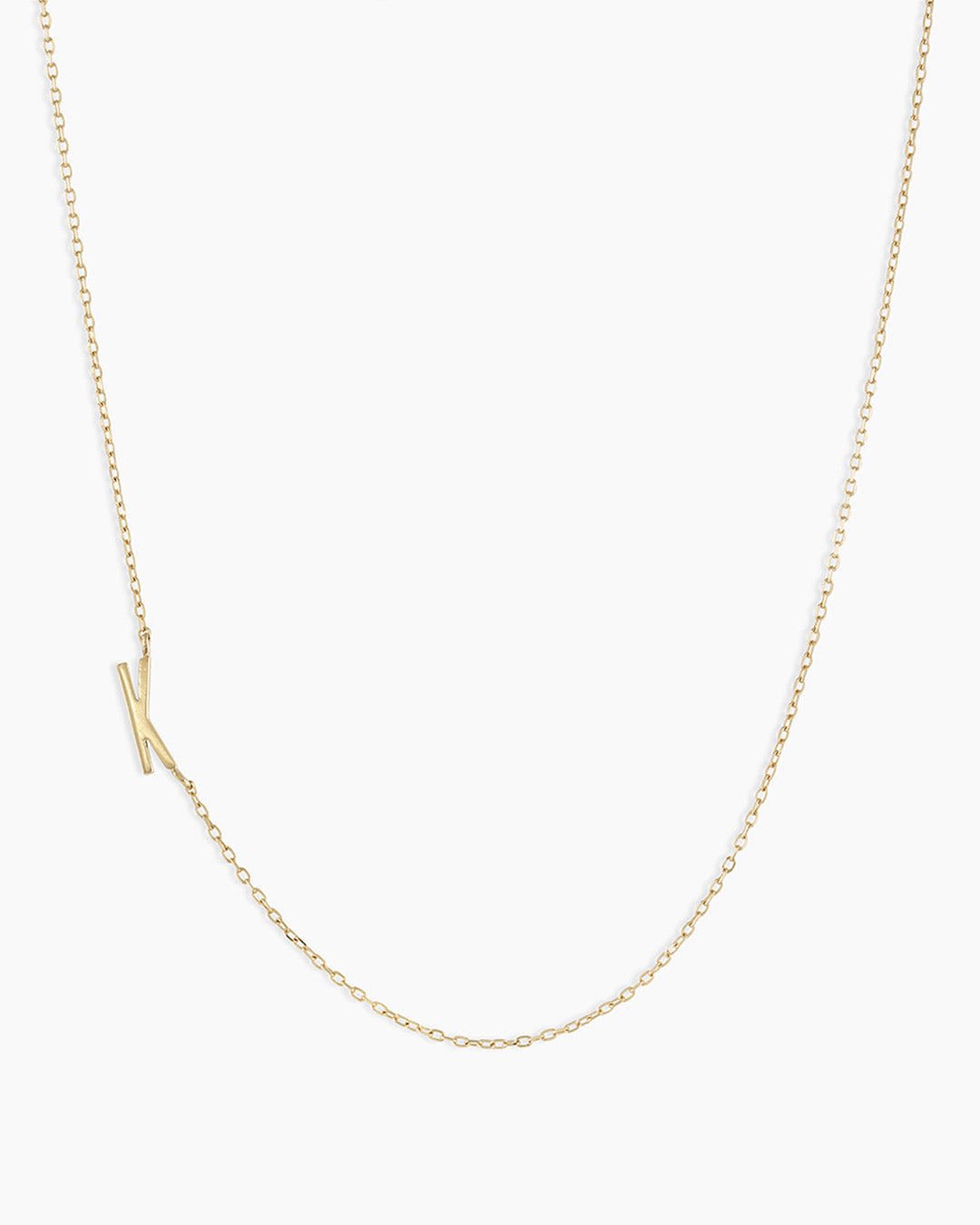 14K Gold Alphabet Necklace