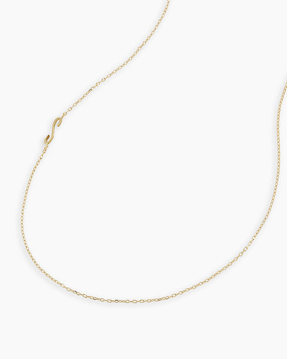 14K Gold Alphabet Necklace